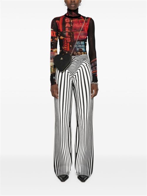 pigalle printed long sleeve top JEAN PAUL GAULTIER | 2430FTO206T55200301550